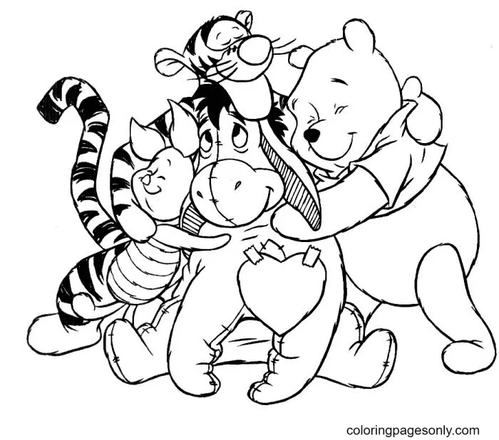Winnie The Pooh Coloring Pages 4
