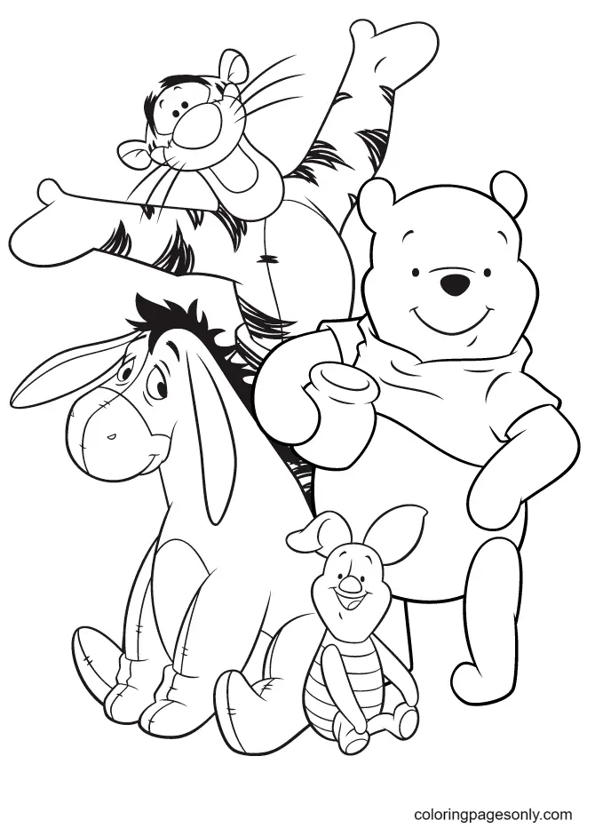 Winnie The Pooh Coloring Pages 9