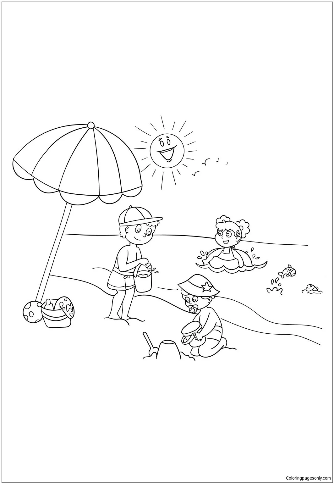 Desenhos de Inverno Para Colorir