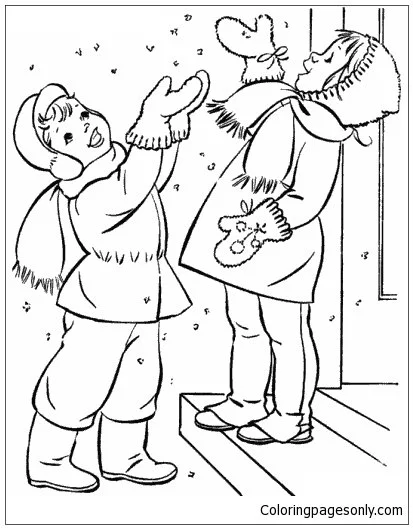 Desenhos de Esporte de Inverno Para Colorir 104