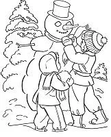 Desenhos de Esporte de Inverno Para Colorir 140