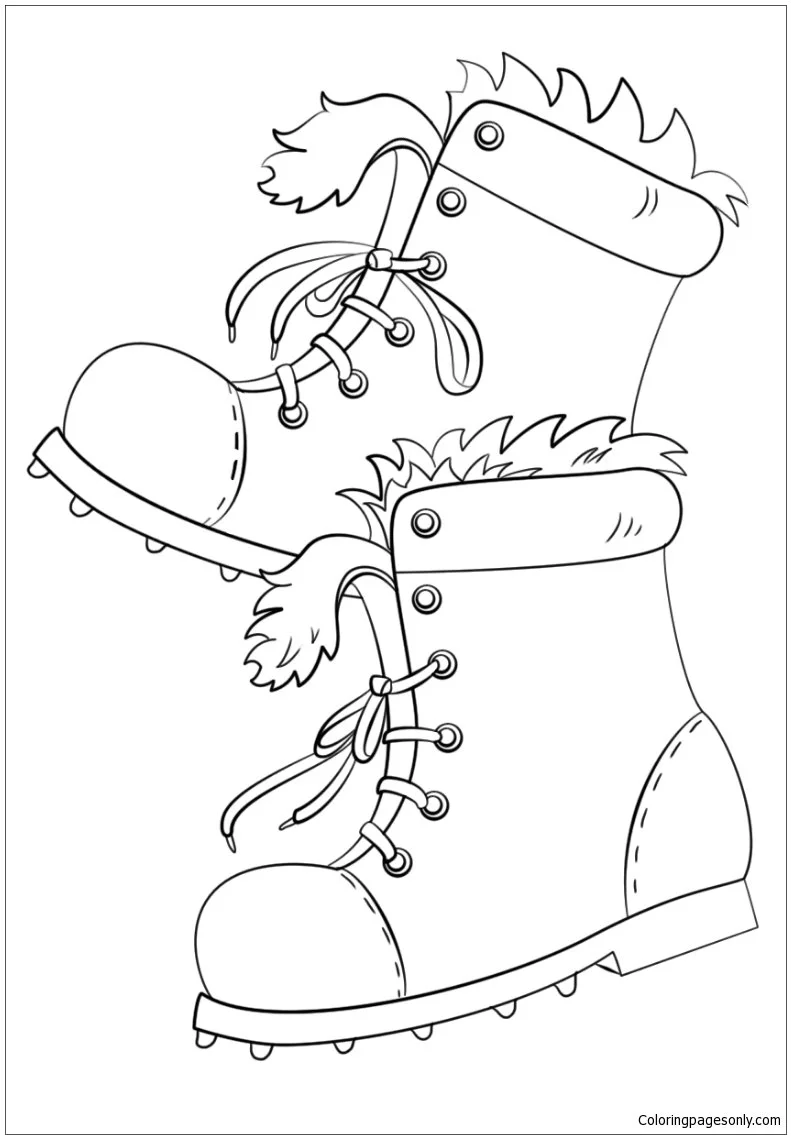 Desenhos de Esporte de Inverno Para Colorir 59