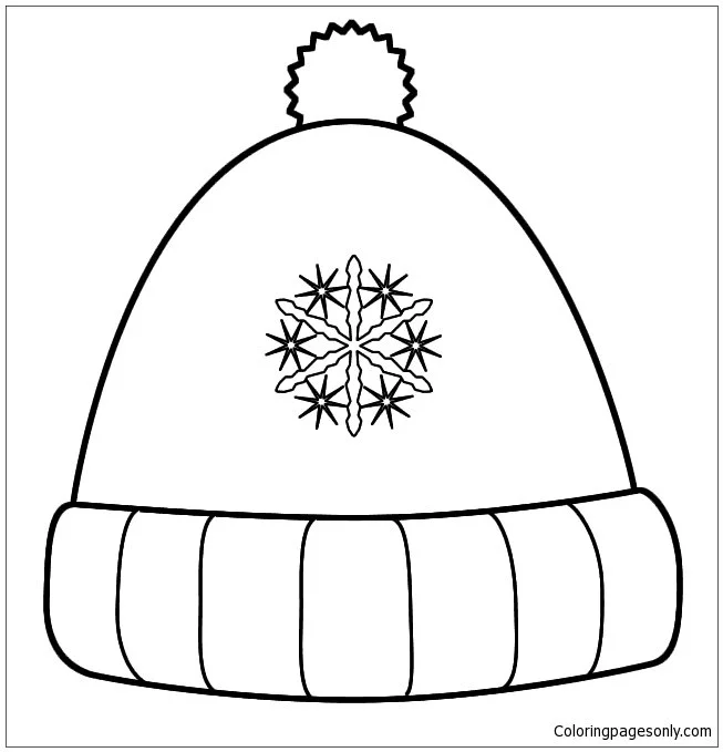 Desenhos de Esporte de Inverno Para Colorir 78