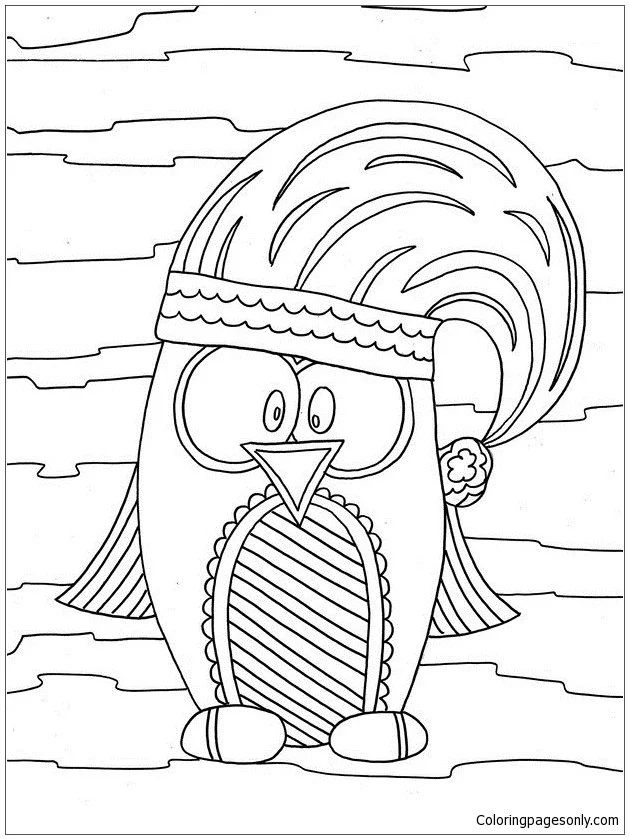 Desenhos de Esporte de Inverno Para Colorir 84