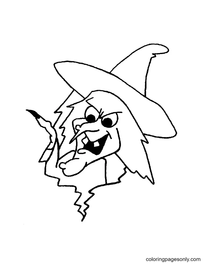 Desenhos de Witch Para Colorir 11