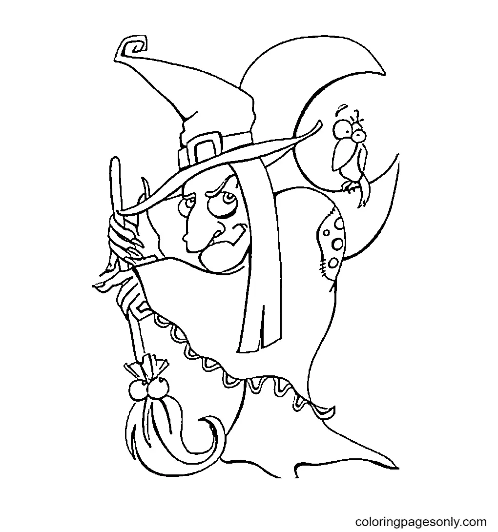 Desenhos de Witch Para Colorir 12