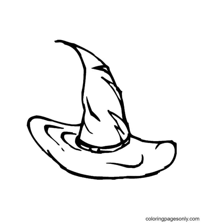 Hexenhut Ausmalbilder 19