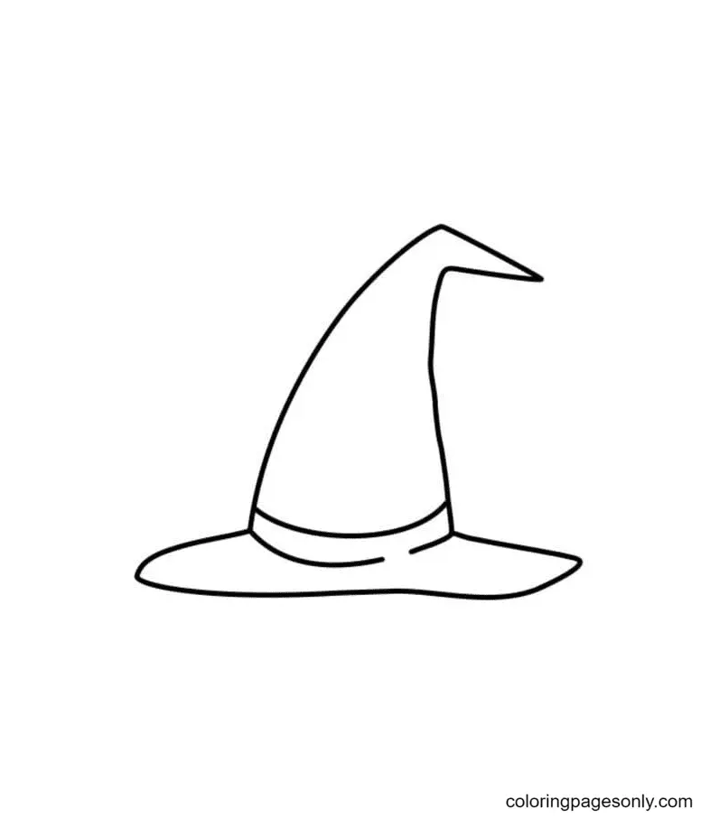 Hexenhut Ausmalbilder 23