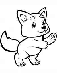 Wolf Ausmalbilder 120