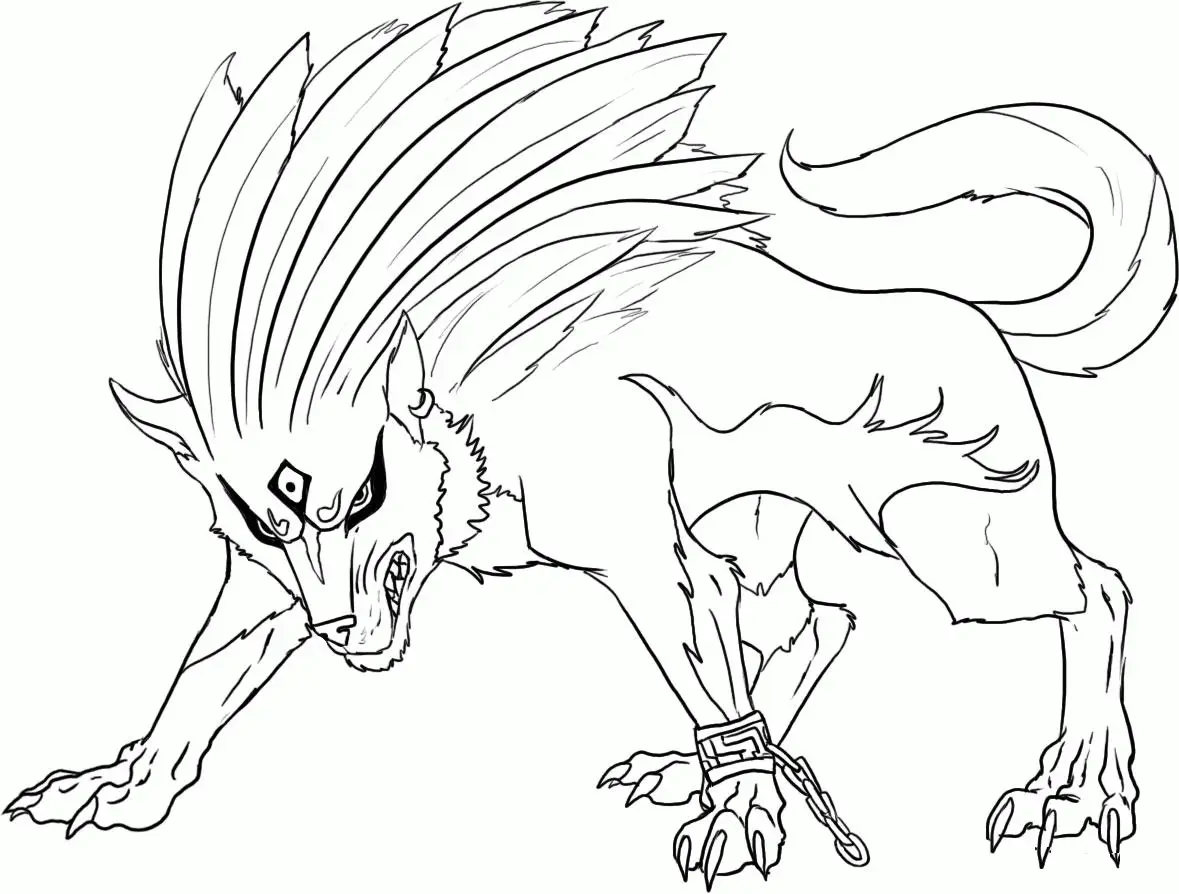 Wolf Ausmalbilder 15
