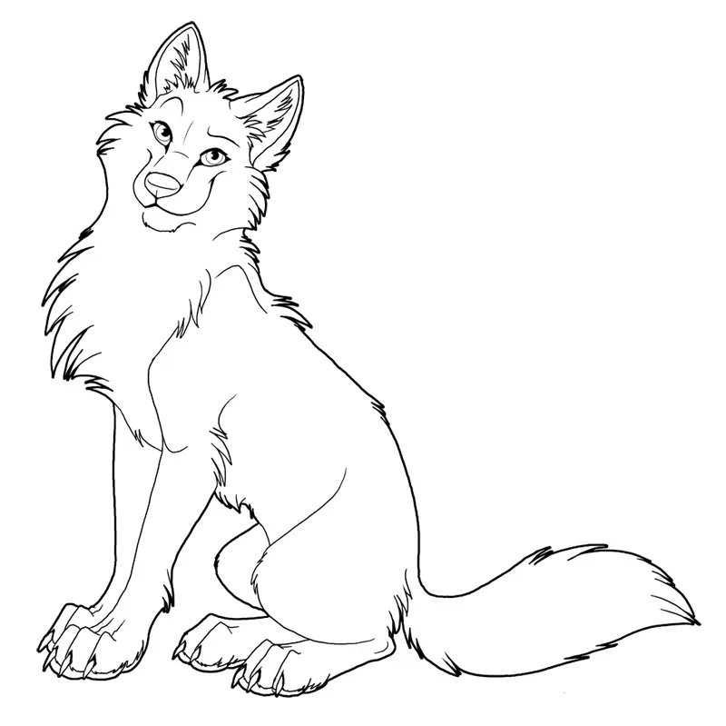 Wolf Ausmalbilder 28