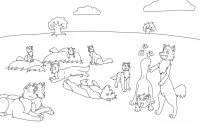 Wolf Ausmalbilder 95