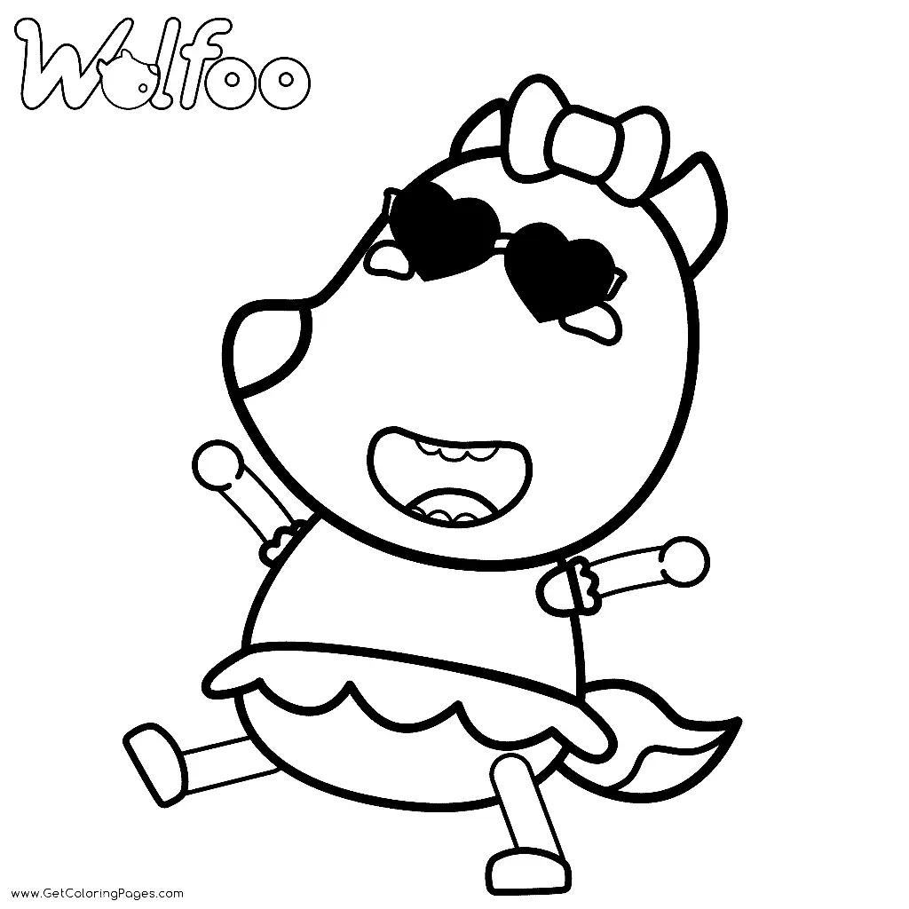 Desenhos de Wolfoo Para Colorir 24