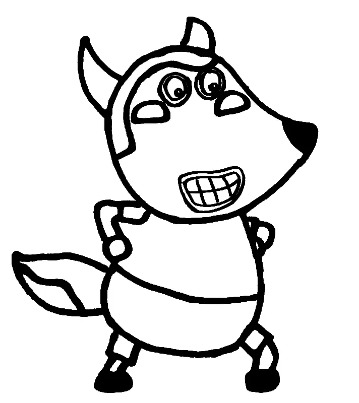 Desenhos de Wolfoo Para Colorir 52