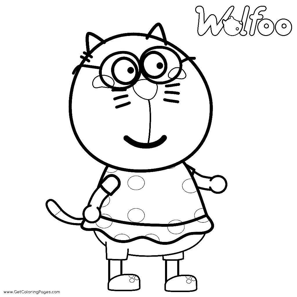 Desenhos de Wolfoo Para Colorir 66