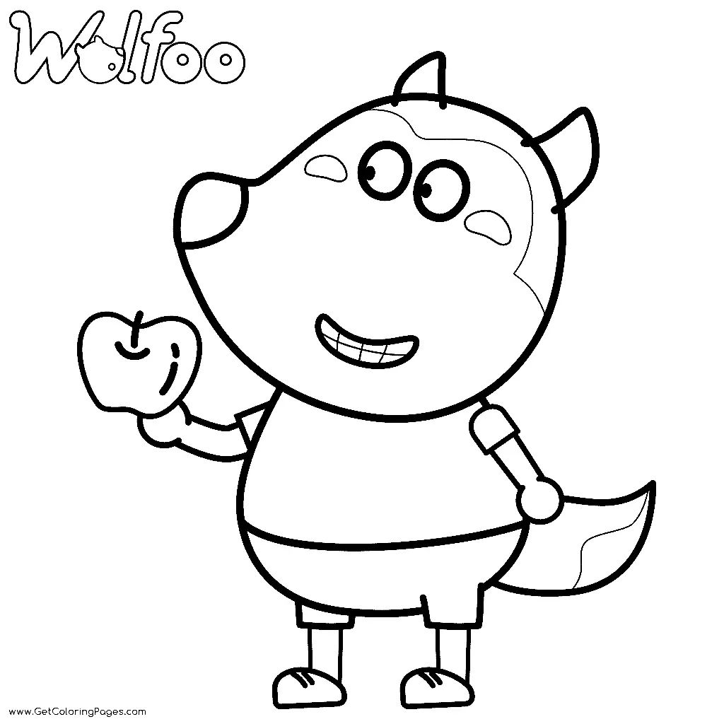 Desenhos de Wolfoo Para Colorir 7