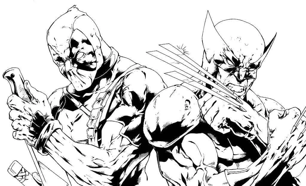 Desenhos de Wolverine Para Colorir 102