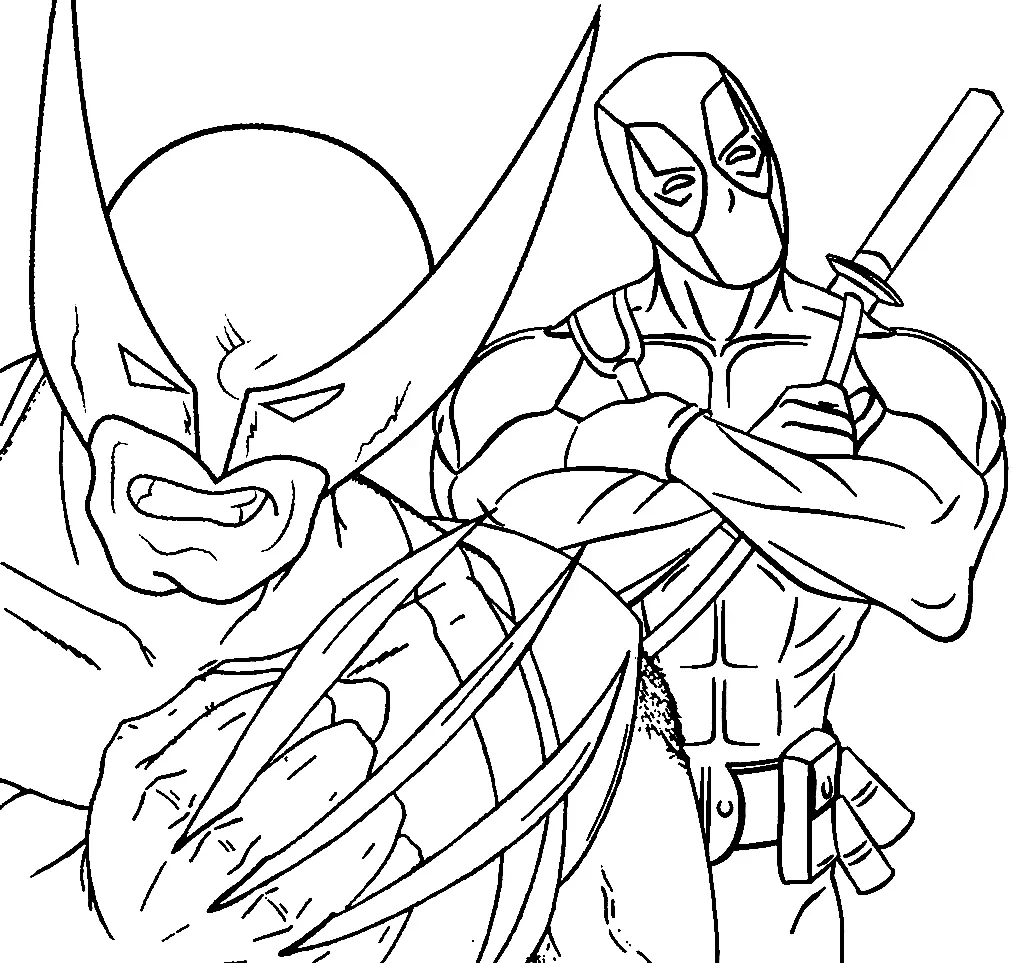 Desenhos de Wolverine Para Colorir 105