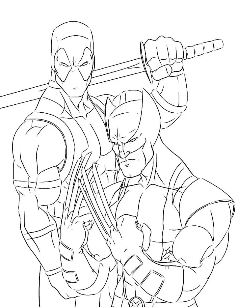 Desenhos de Wolverine Para Colorir 14