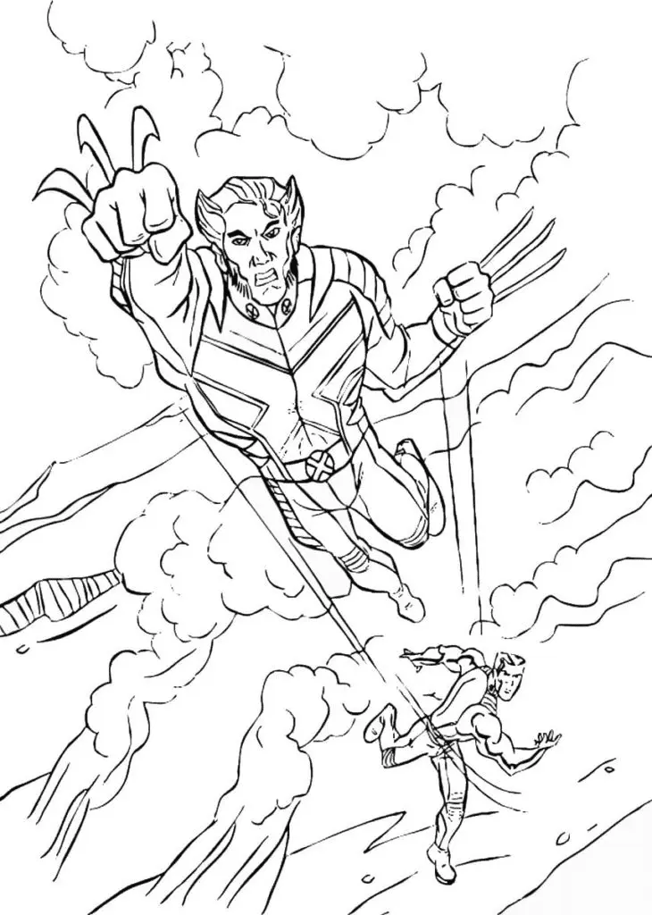 Desenhos de Wolverine Para Colorir 159