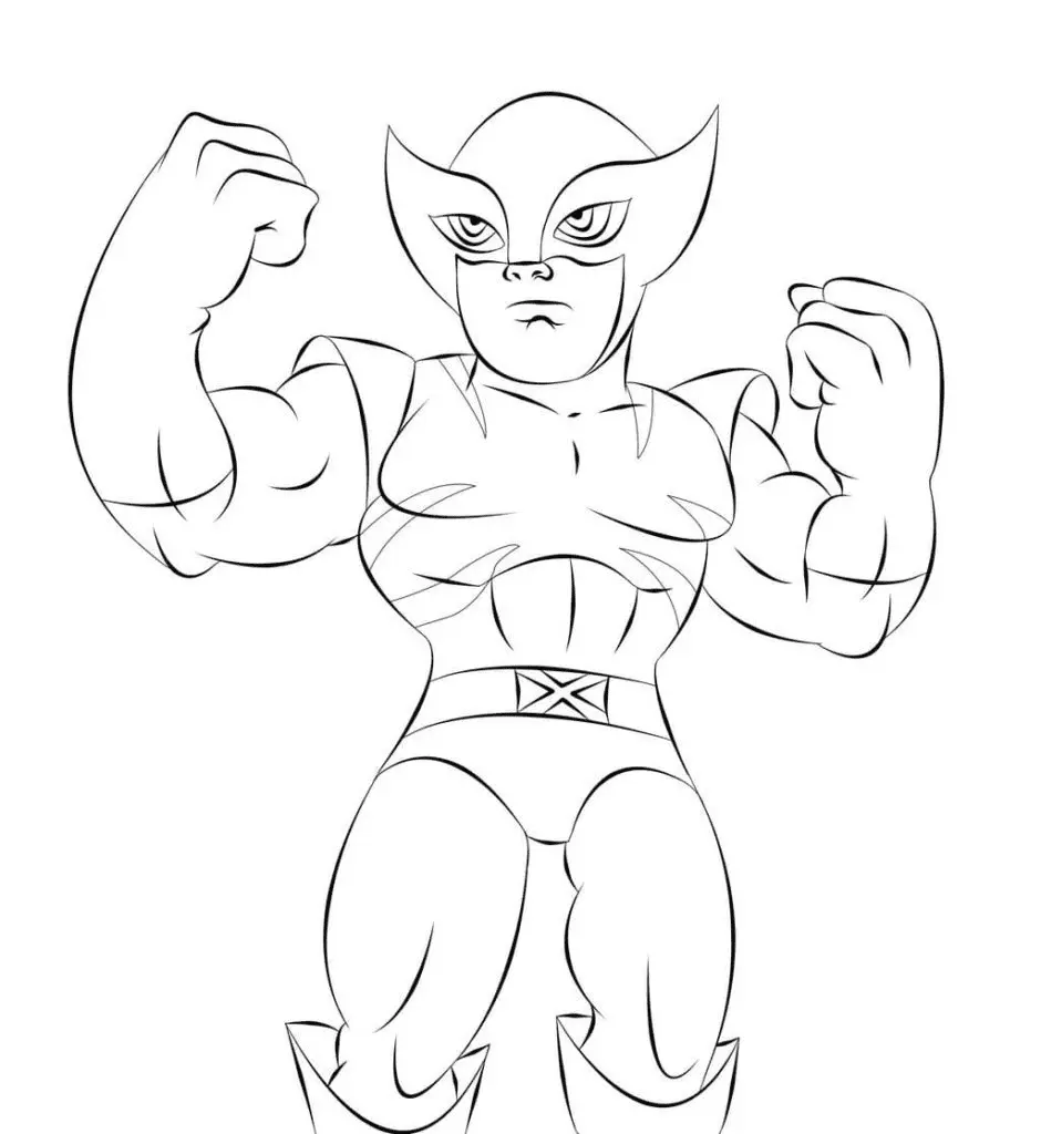 Desenhos de Wolverine Para Colorir 162