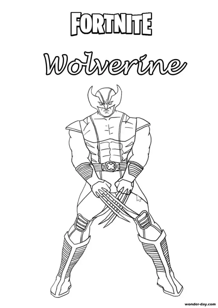 Desenhos de Wolverine Para Colorir 41
