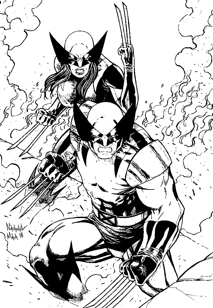Desenhos de Wolverine Para Colorir 63