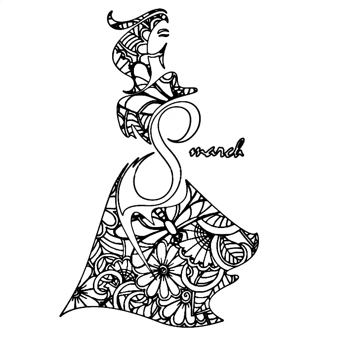 Dia De La Mujer Para Colorear 108