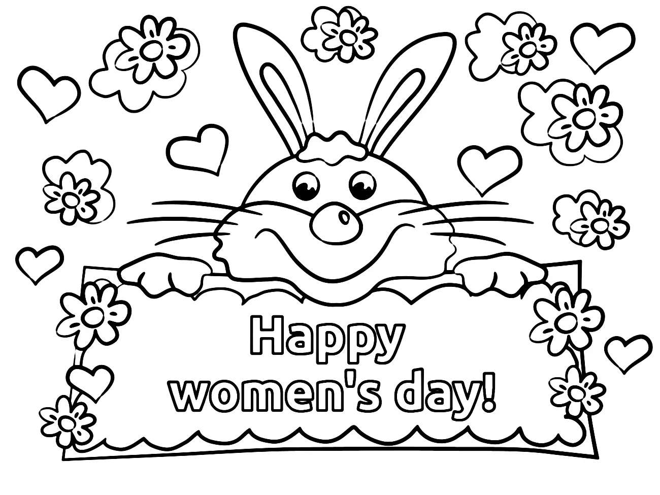 Dia De La Mujer Para Colorear 130