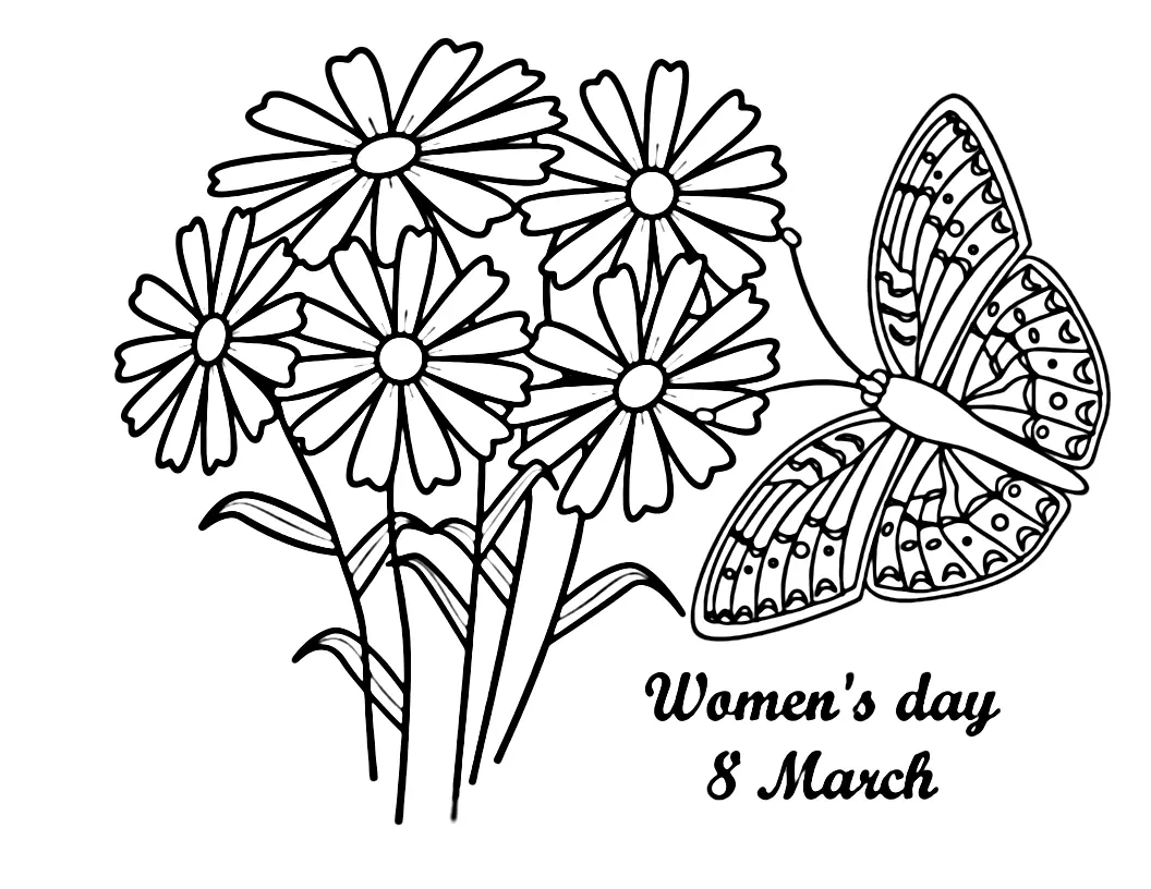 Dia De La Mujer Para Colorear 143