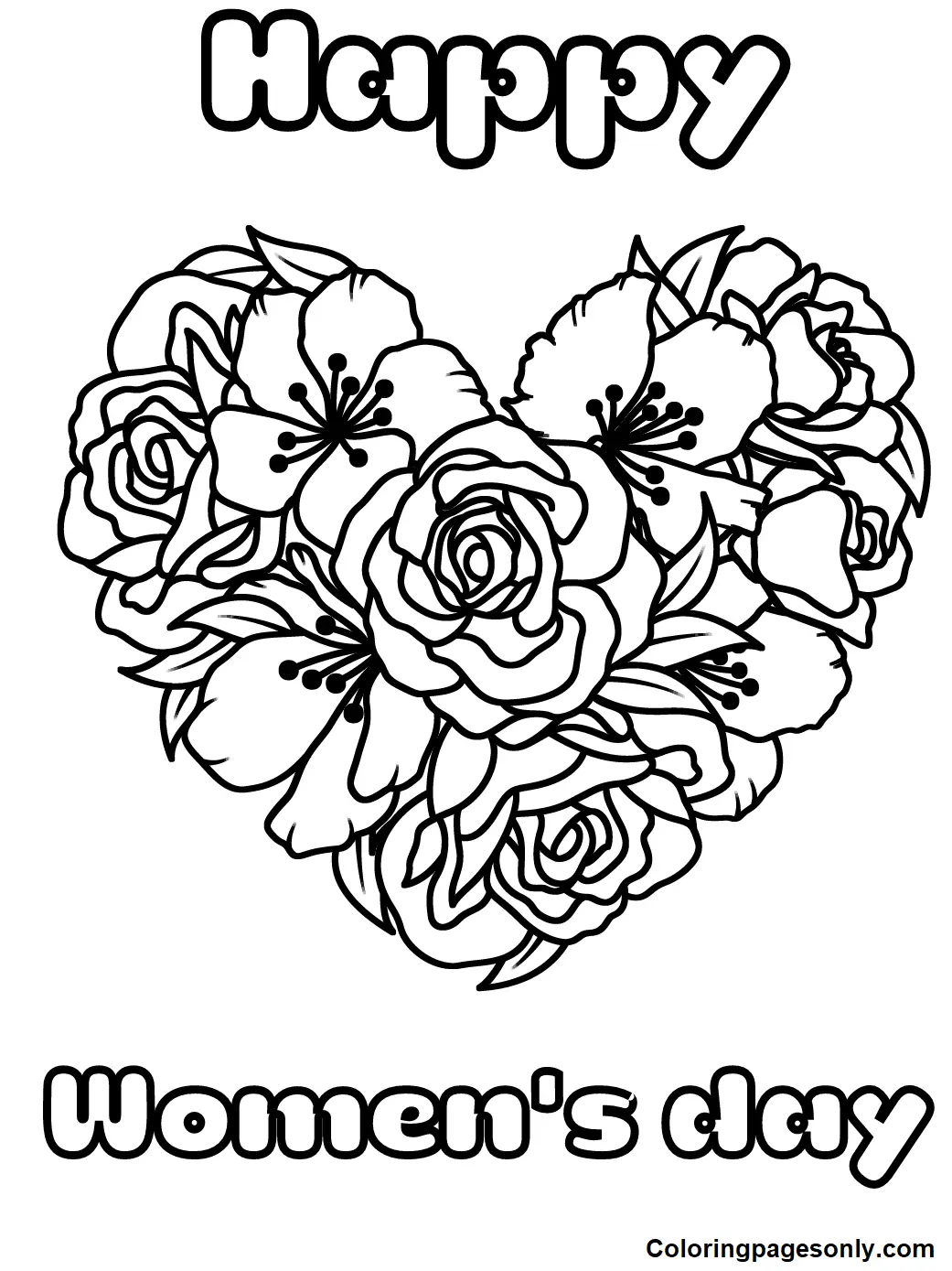 Dia De La Mujer Para Colorear 144