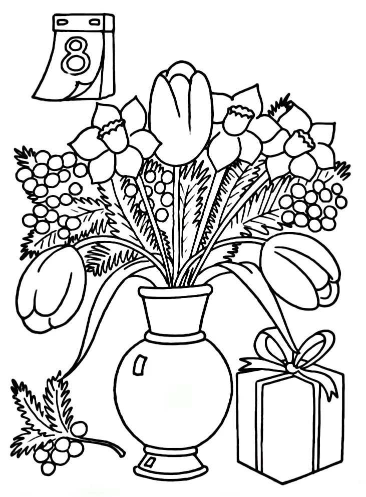 Dia De La Mujer Para Colorear 15