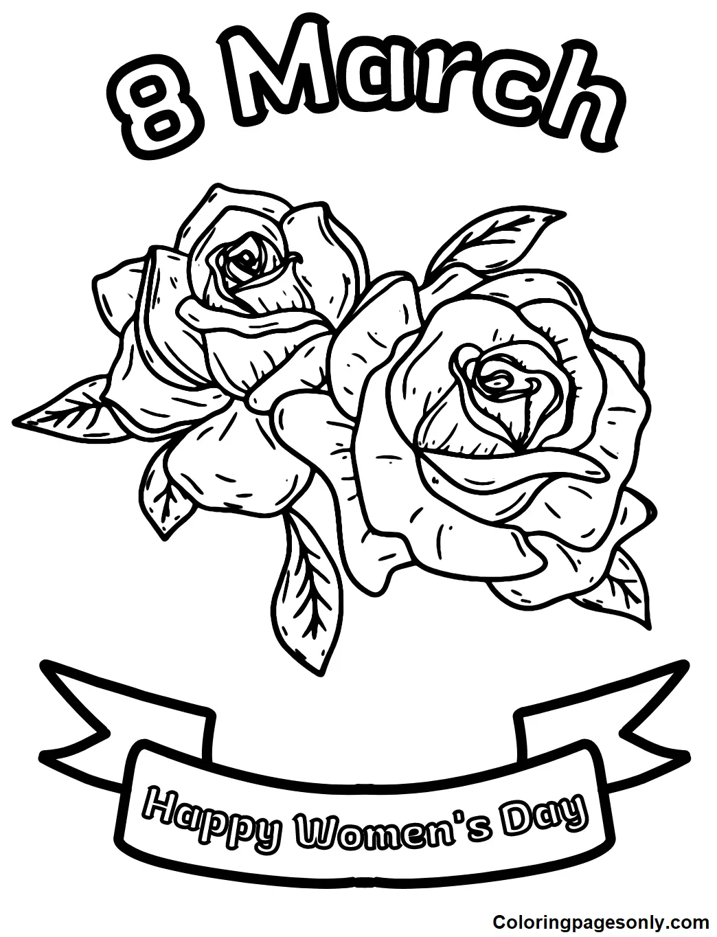 Dia De La Mujer Para Colorear 152