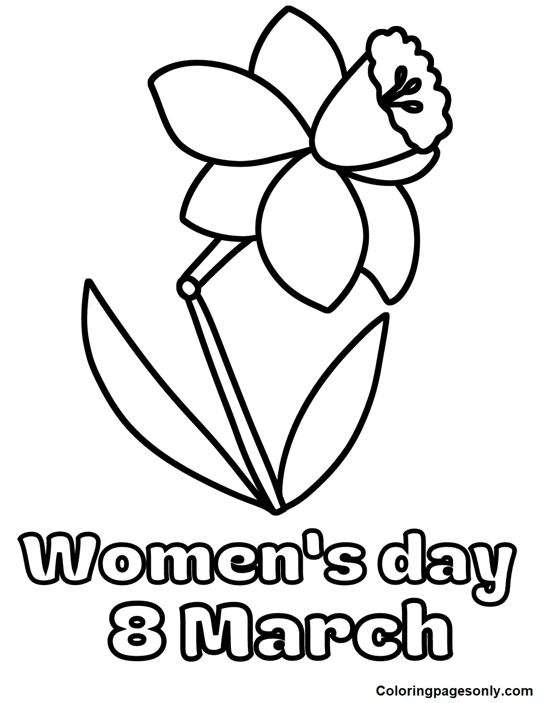 Dia De La Mujer Para Colorear 156