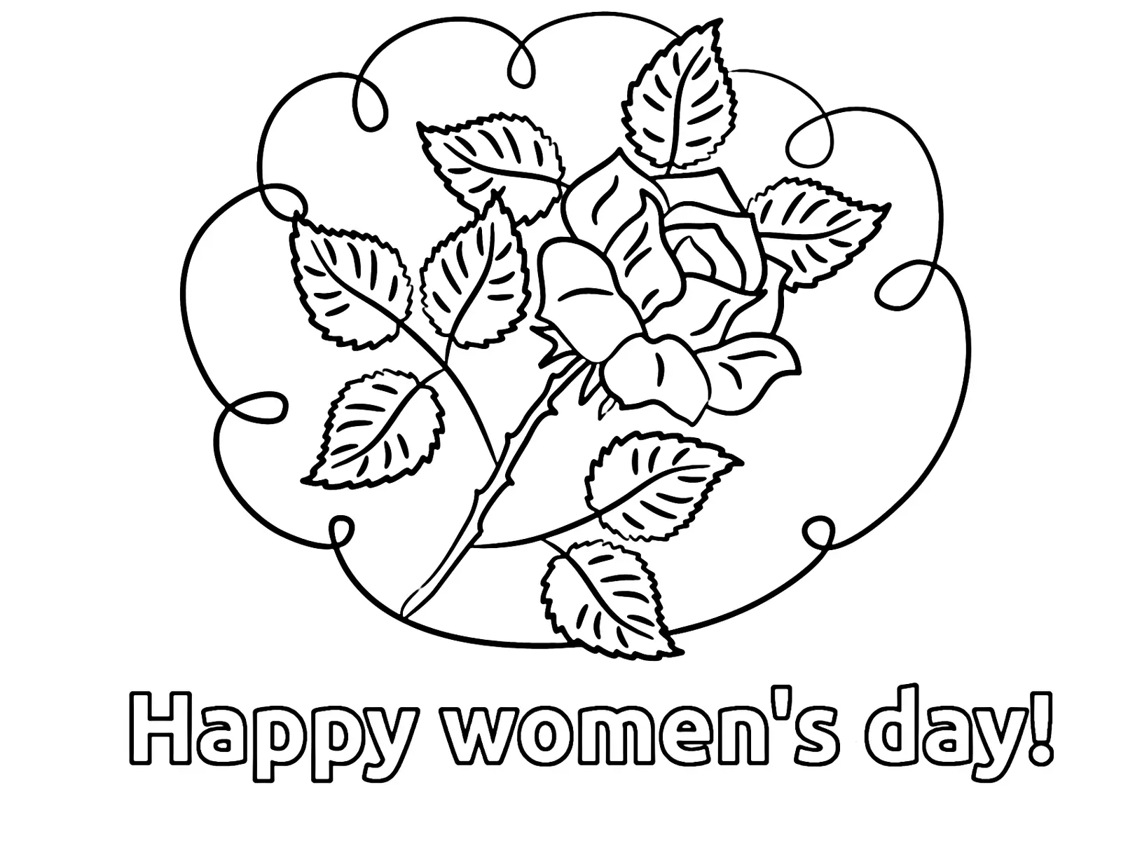 Dia De La Mujer Para Colorear 159