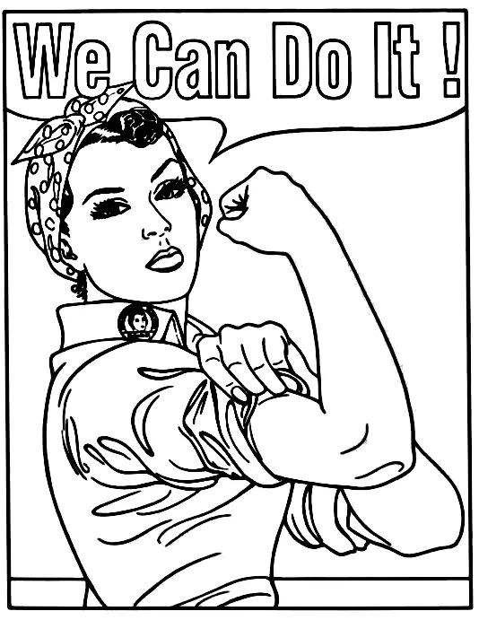 Dia De La Mujer Para Colorear 16