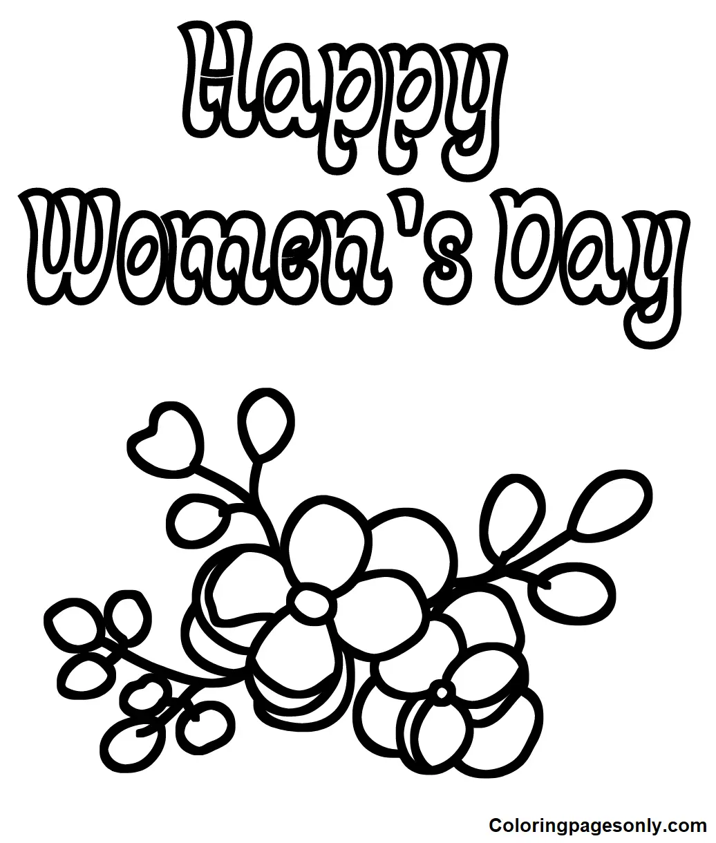 Dia De La Mujer Para Colorear 167