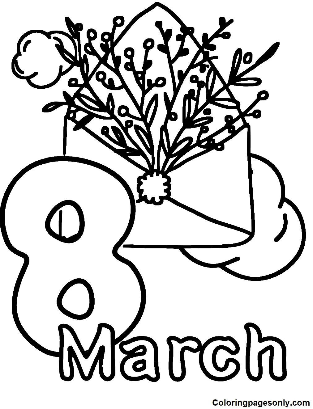 Dia De La Mujer Para Colorear 180