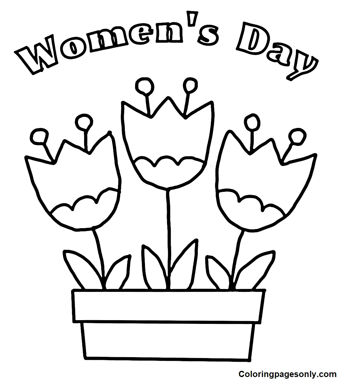 Dia De La Mujer Para Colorear 47