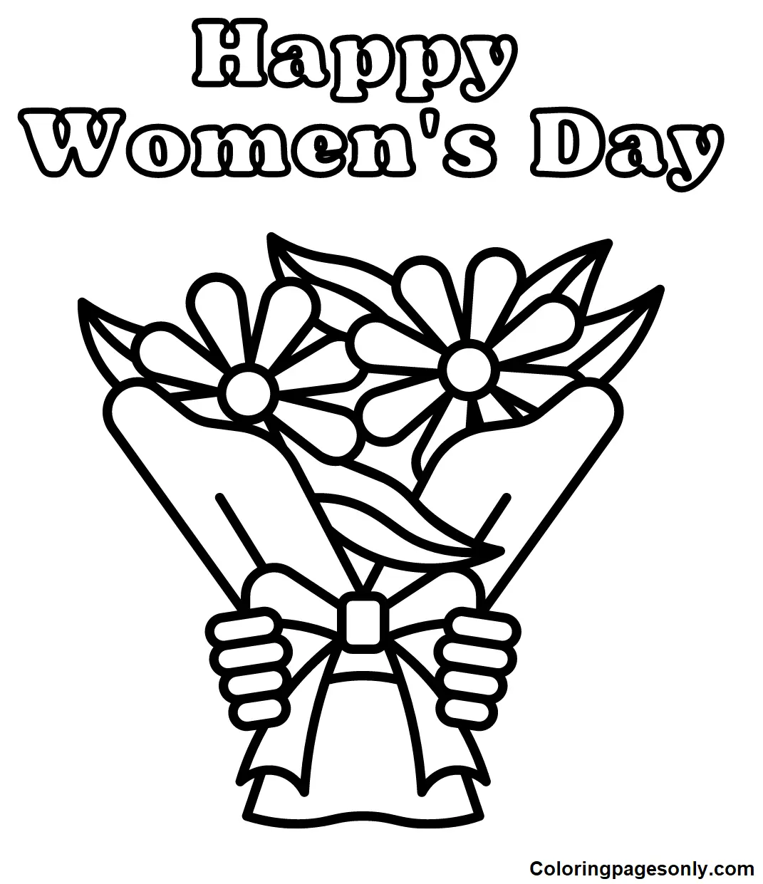 Dia De La Mujer Para Colorear 50