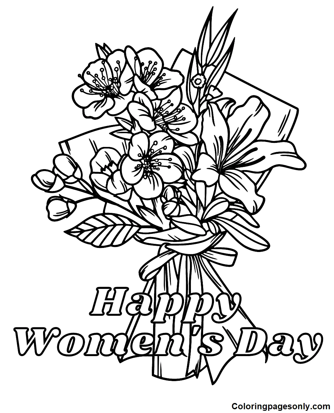 Dia De La Mujer Para Colorear 56