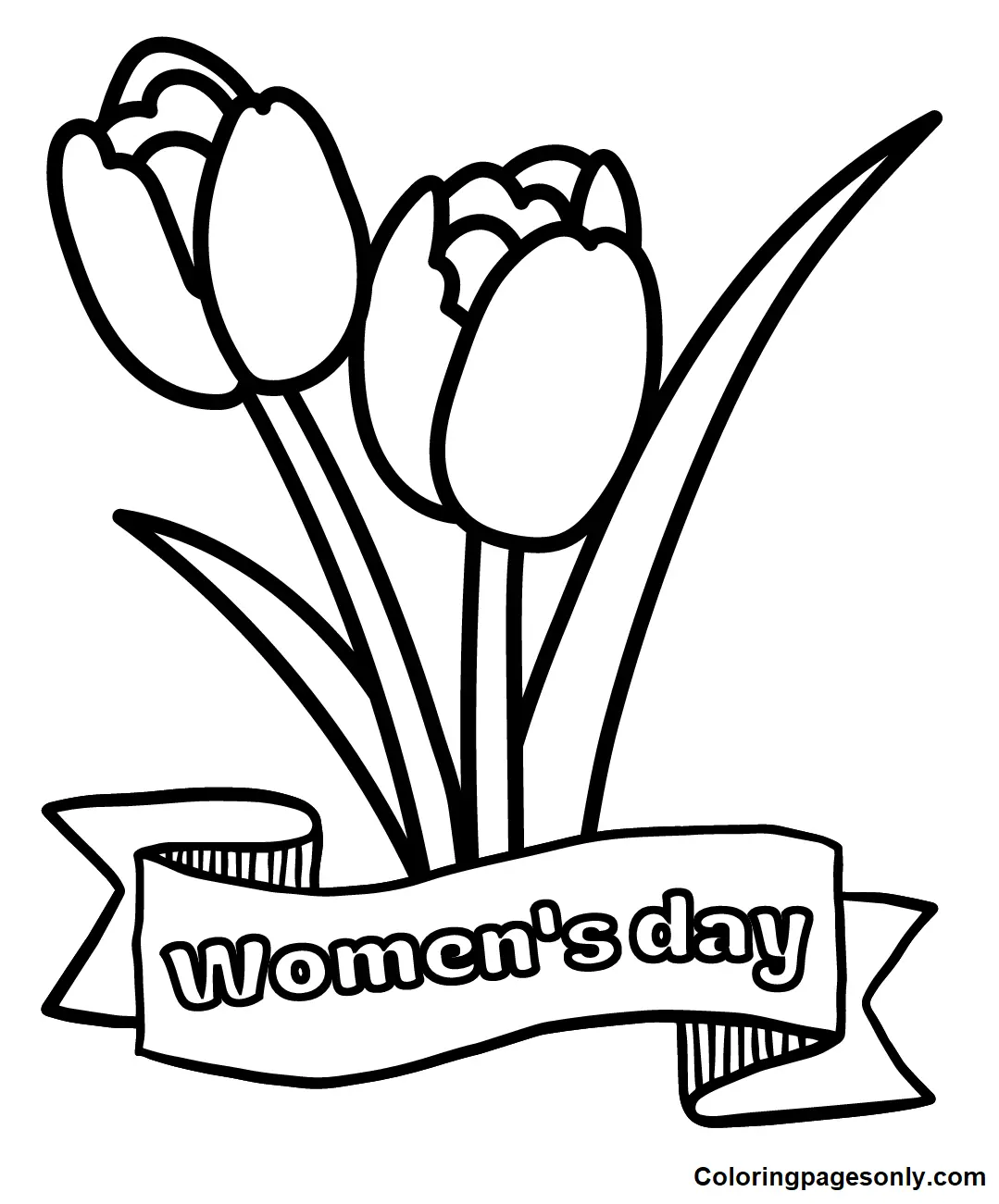 Dia De La Mujer Para Colorear 57