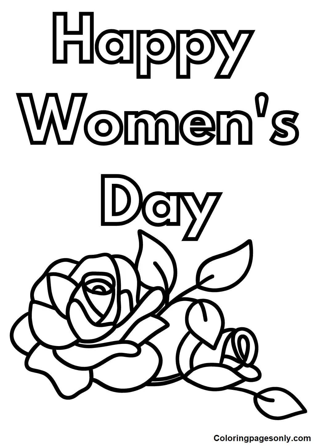 Dia De La Mujer Para Colorear 66