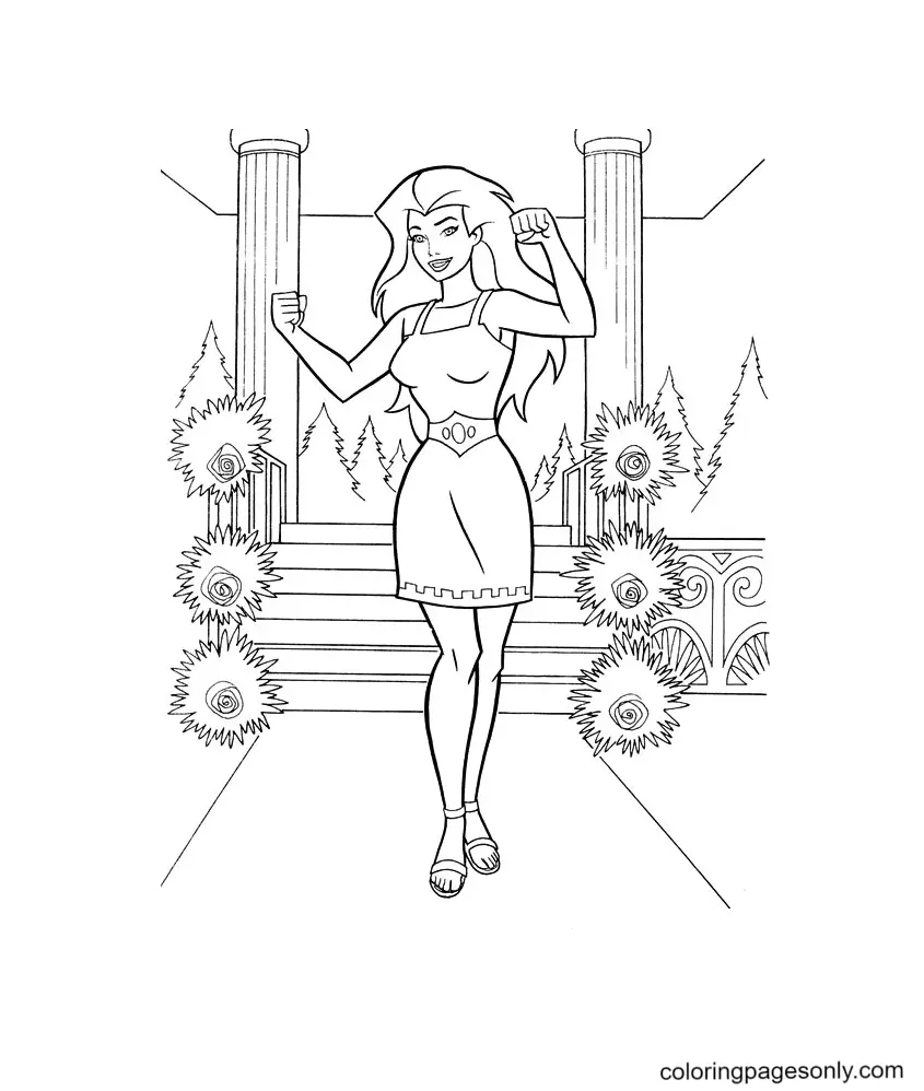 Wonder Woman Coloring Pages 102