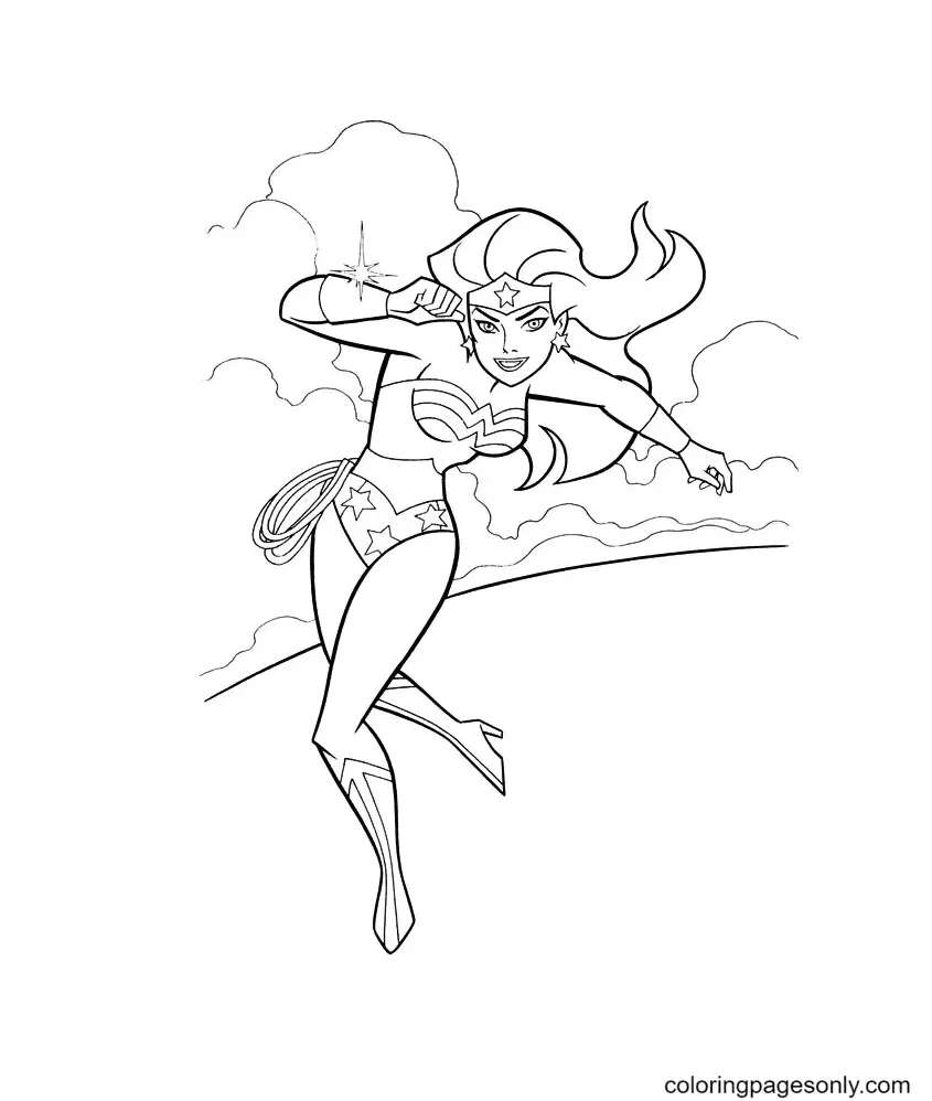 Wonder Woman Coloring Pages 29