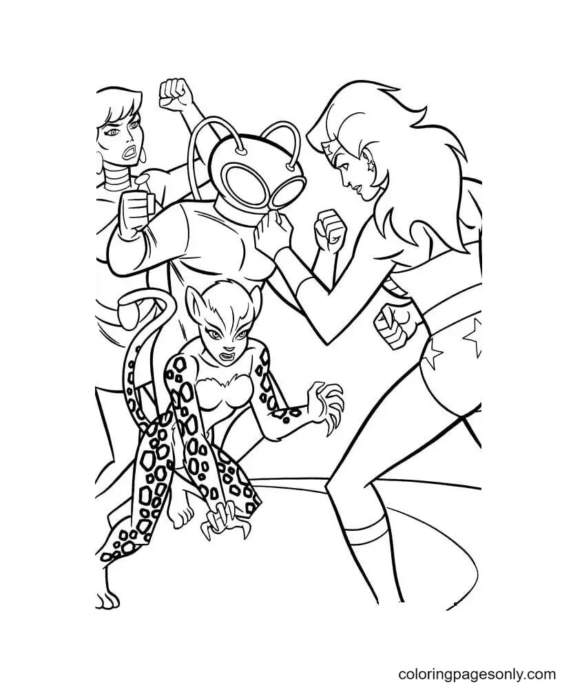 Wonder Woman Coloring Pages 35