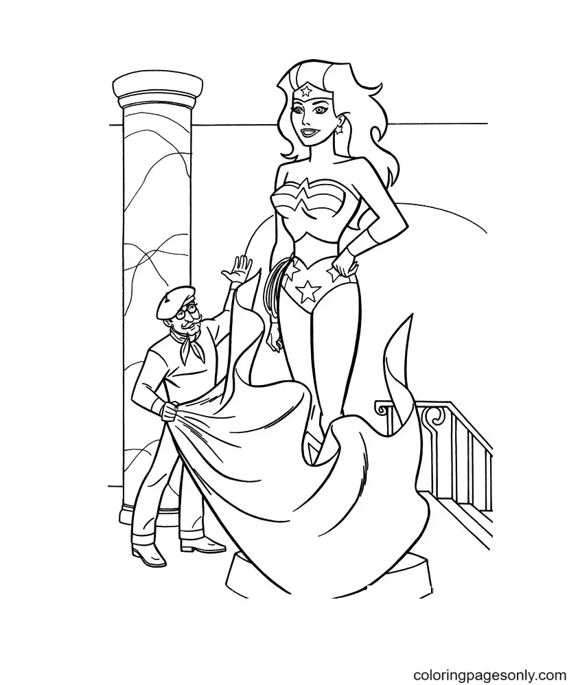 Wonder Woman Coloring Pages 40