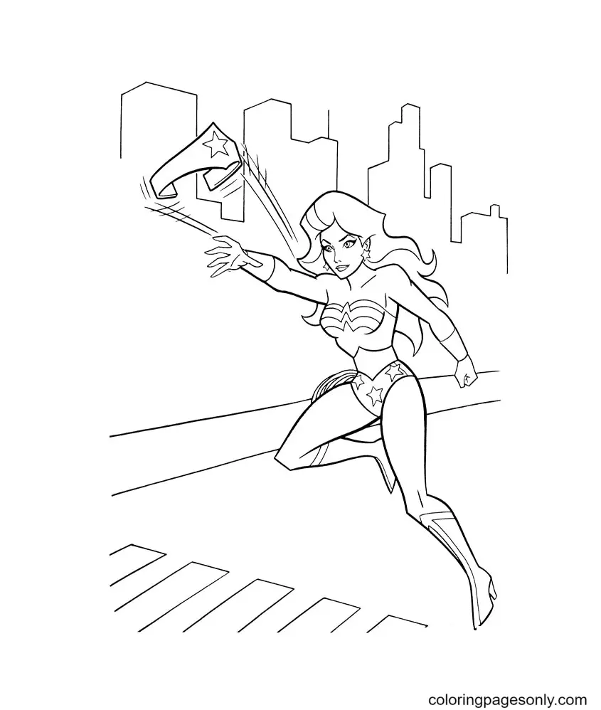 Wonder Woman Coloring Pages 46