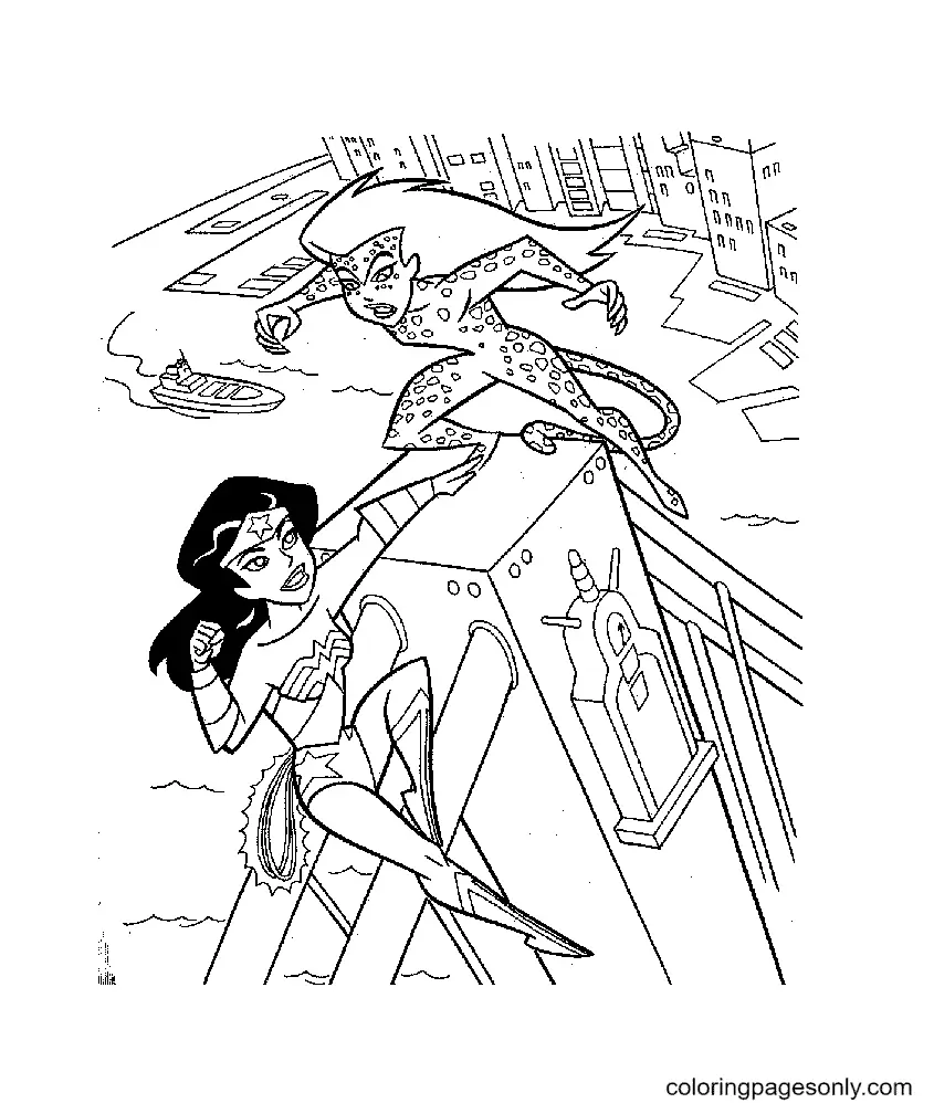 Wonder Woman Coloring Pages 47