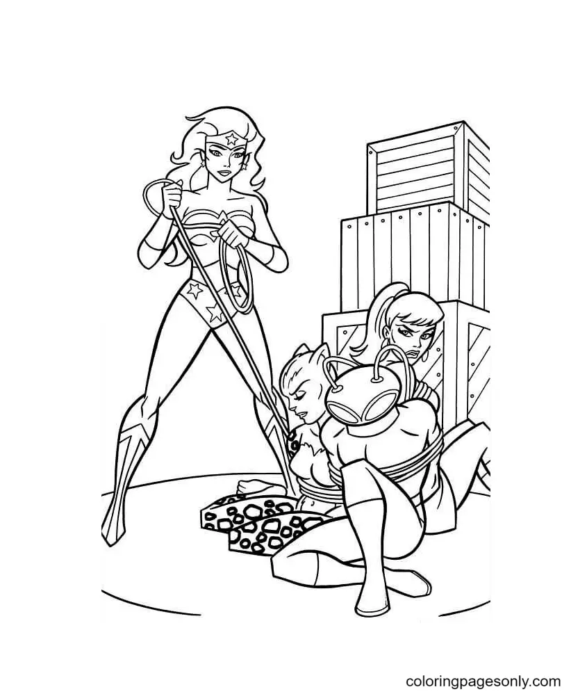Wonder Woman Coloring Pages 49